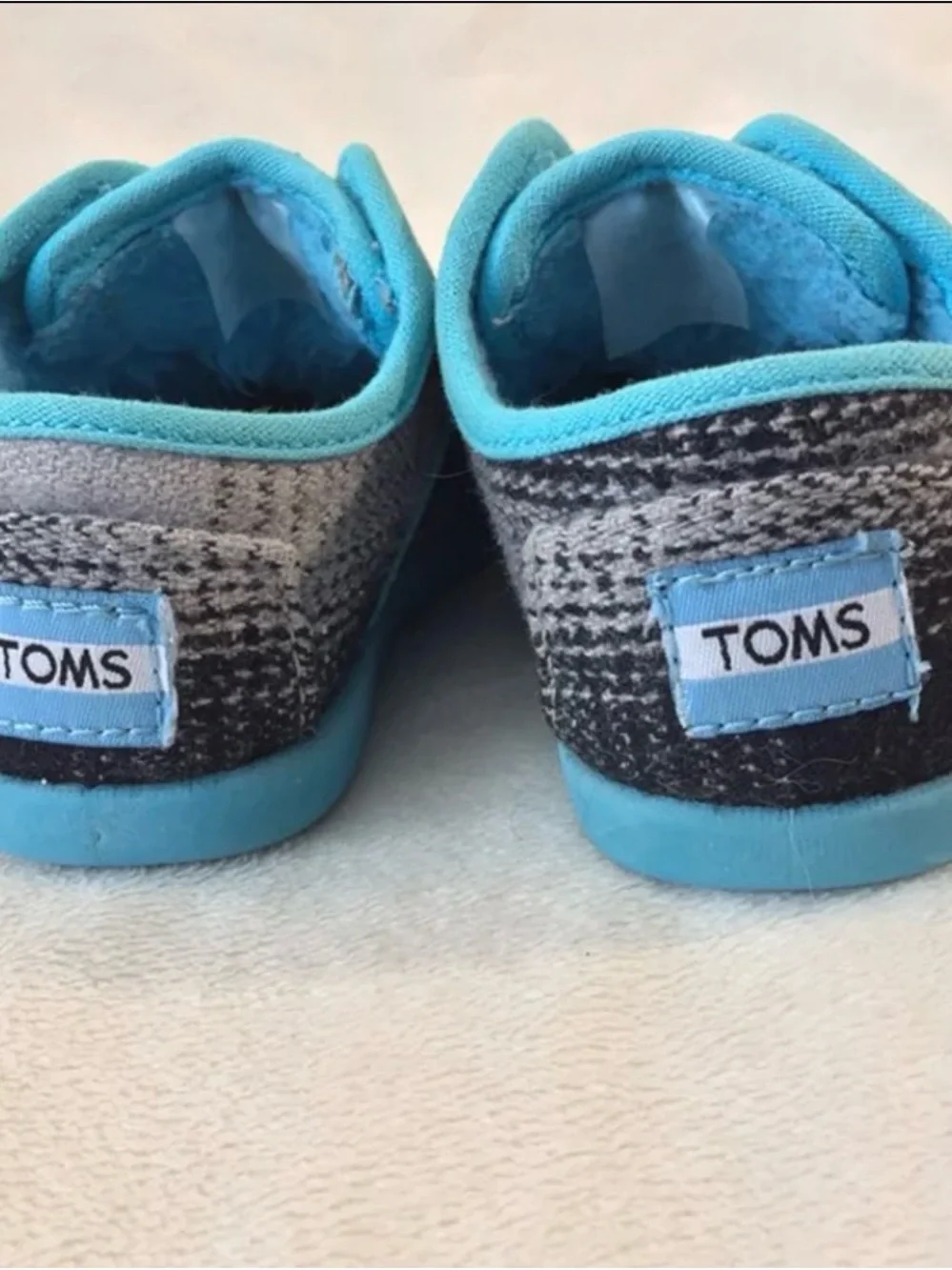 Toms Tiny Cordones Baby size 5